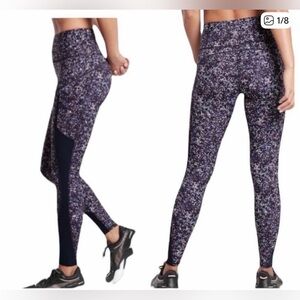 Athleta Rainier Printed Mesh Tight Leggings – Size 1X